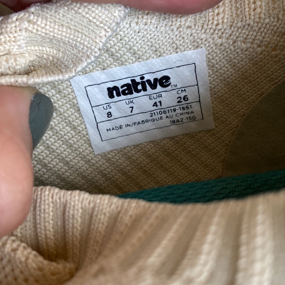 Native Men’s Jefferson 2.0 Liteknit Shell White size 8 - Picture 5 of 7